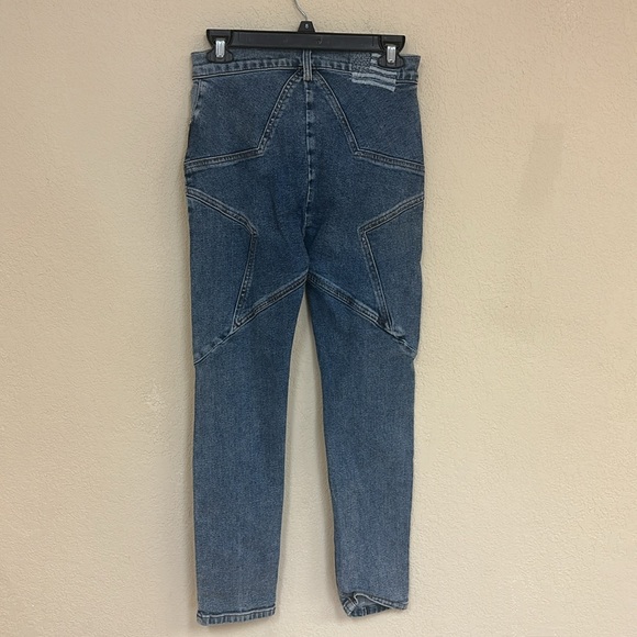 Revice womans star bottom straight skinny Jean size 27 - Picture 7 of 7